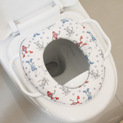 Coussin de siège de toilette ovale universel pour siège d'apprentissage de la propreté pour enfants