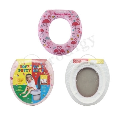 Pots de bébé en plastique de siège d'entraînement de pot lavable de dessin animé mignon