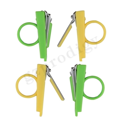 Coupe-ongles professionnel pour bébé couleur verte en acier mode coupe-ongles Kit de soins de santé