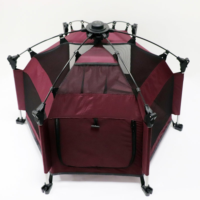Installation rapide de petite taille de poids léger de tente de parc d'animal familier de voyage pliable
