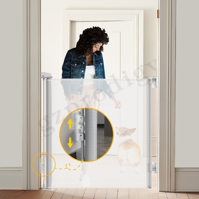 Mur escamotable extérieur d'intérieur de porte de Prodigy à la porte extensible de sécurité de porte escamotable de rampe pour des chiens