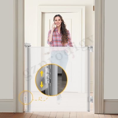 196&quot; porte extérieure d'animal familier de largeur supplémentaire enroulent la porte escamotable de sécurité de bébé pour Ourdoor et d'intérieur escamotables