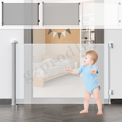 196&quot; porte extérieure d'animal familier de largeur supplémentaire enroulent la porte escamotable de sécurité de bébé pour Ourdoor et d'intérieur escamotables