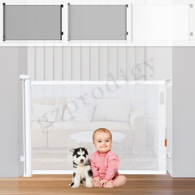 Porte extérieure d'intérieur Mesh Gate For Stairs escamotable d'animal familier