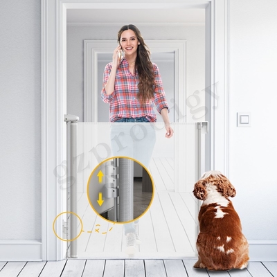 Porte extérieure d'intérieur Mesh Gate For Stairs escamotable d'animal familier