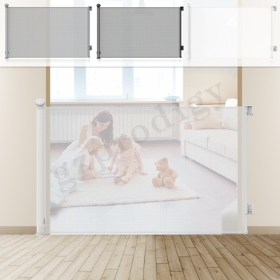 La porte escamotable de chien de porte pliable de sécurité de nourrissons de preuve de bébé pour la porte 84 avancent Mesh Gate petit à petit escamotable
