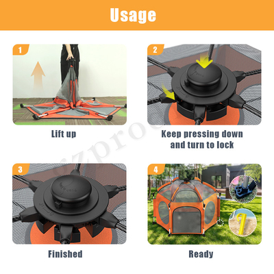 L'extra large sautent la tente pliable extérieure de jeu de tente de jeu