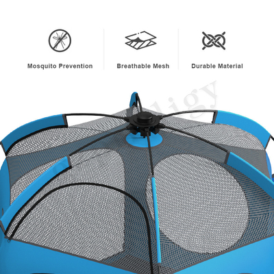 cour de jeu de bébé de 162cm pliant la protection UV Grey Color de bruit de tente d'intérieur de jeu