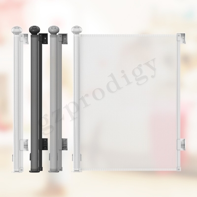ABS Mesh Gate Extra Wide escamotable porte escamotable de bout droit multi détachable facile de direction de 71 pouces pour des chiens dehors
