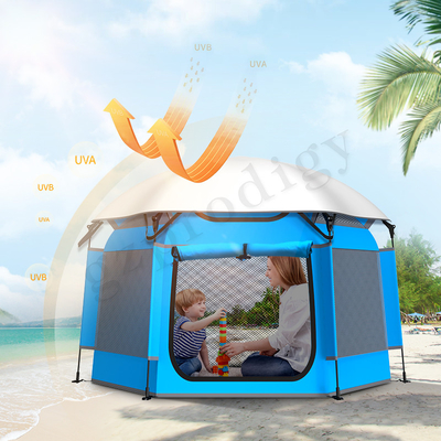 Portable Pop Up Playhouse Protection UV extérieure Couleur bleue