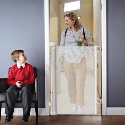 3 mètres de large et de hauteur Porte rétractable pour bébé pour notre porte et intérieur