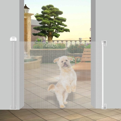 Porte rétractable pour chiens porte d'escalier roulante