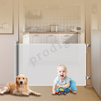EN1930/CPC/ASTM 197 pouces Pvc Mesn Barrière de sécurité porte rétractable pour bébé pour porte
