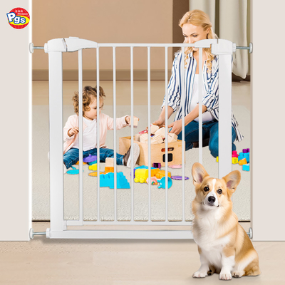 Porte de sécurité pour bébés plus large pour les portes Escaliers Garde de sécurité pour enfants Clôture réglable Porte de sécurité pour bébés
